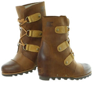 SOREL JOAN OF ARCTIC WEDGE BOOTIES - WOMEN'S, size 37